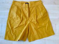 Kurze  Bundfalten Hose, Bermuda gelb 100% BW Taschen Gr. 38 Rheinland-Pfalz - Vallendar Vorschau