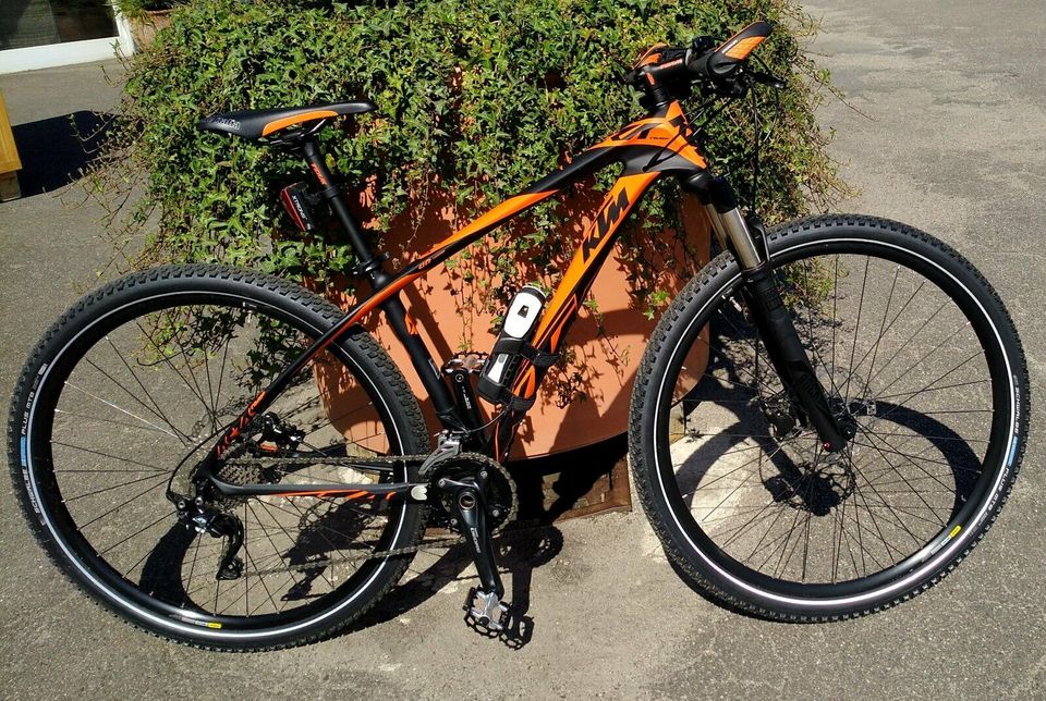 KTM MONTAINBIKE BIKE MTB AREA COMP CARBON SCHWARZ ORANGE RH43 NEU in Schleswig