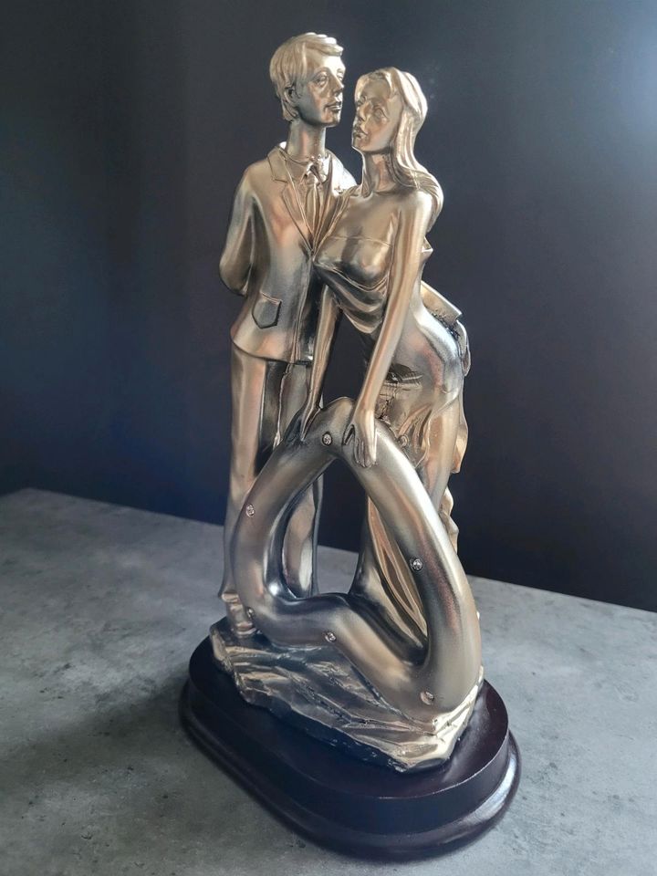 Statue ☆Mann&Frau☆Hochzeitsfigur☆Brautpaar☆ 25 cm m.Strass NEU in Leipzig