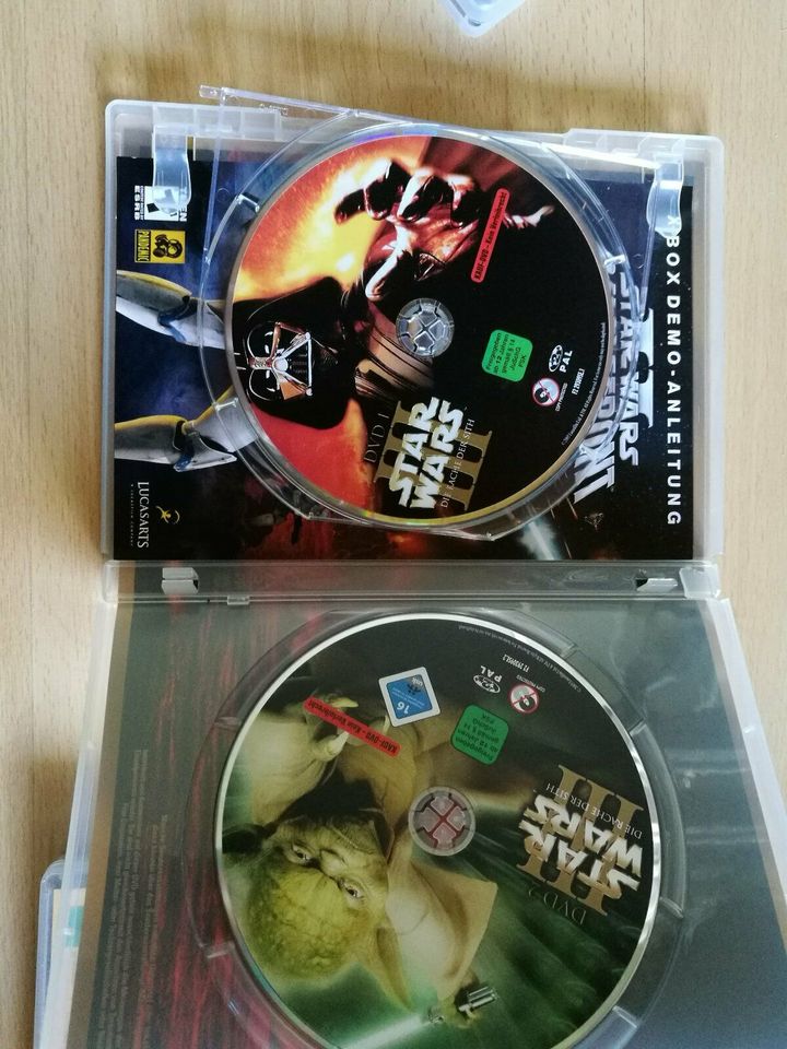 Star Wars Trilogie Episode I-III, Doppel-DVDs, Special Edition in Bischofswiesen