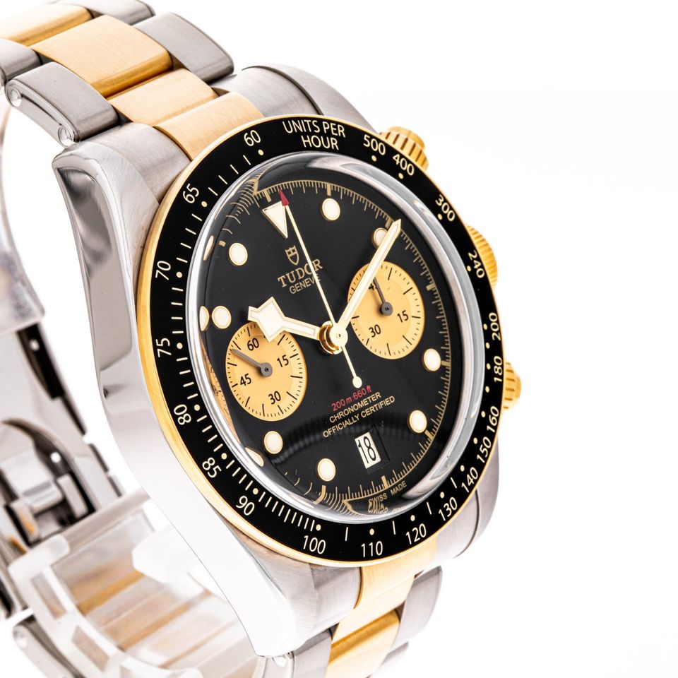 Tudor Black Bay Chrono 41 Stahl Gold 79363N wie NEU 2020 Full Set in Hannover