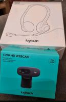 Webcam Logitech + Headset Neu Nordrhein-Westfalen - Herten Vorschau