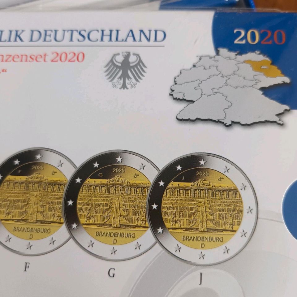 2 EURO Gedenk Münzen 16 Bundesländer in Montabaur