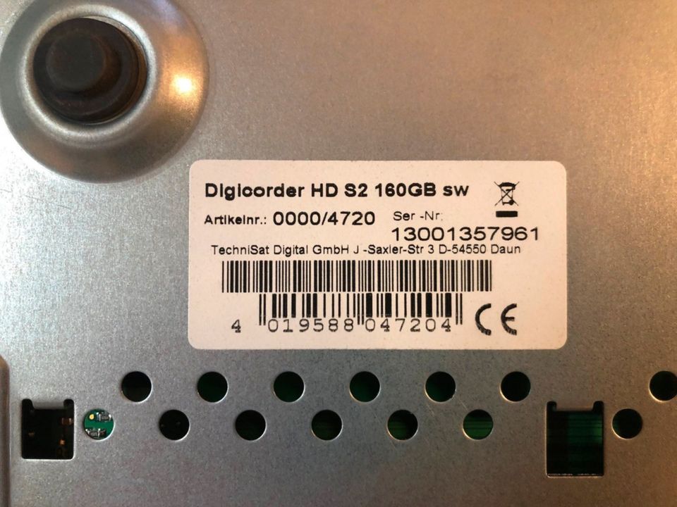 Technisat DigiCorder HD S2 160 GB in Ratingen