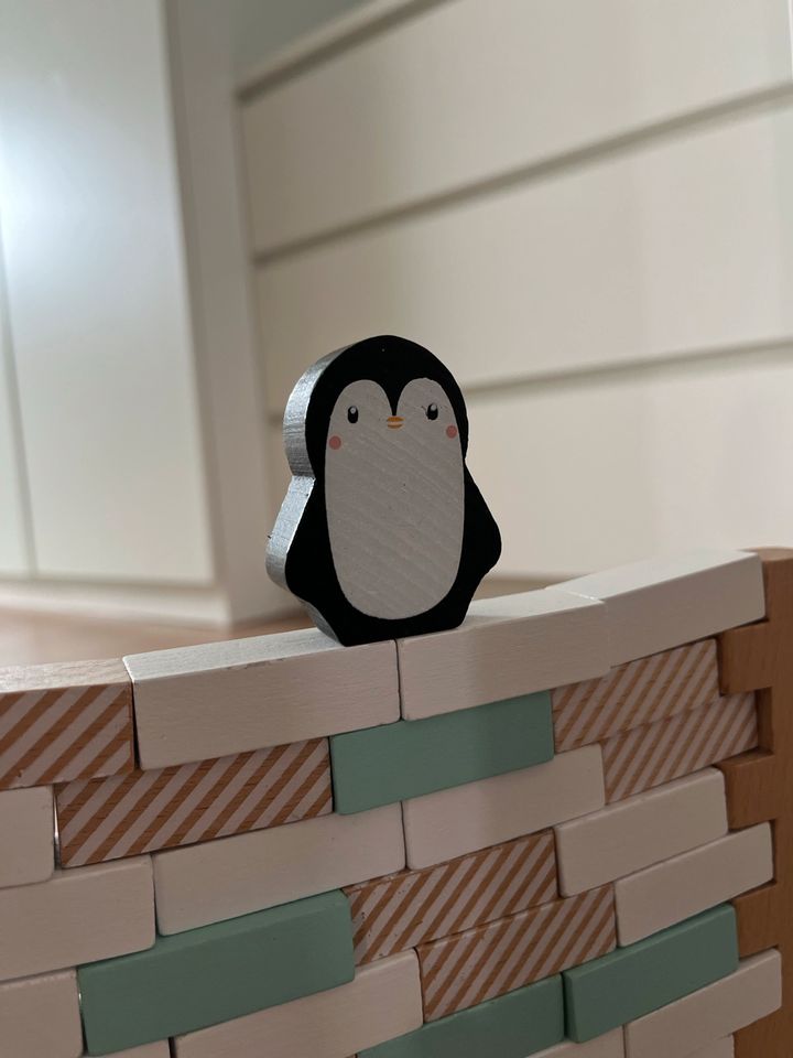 Vertbaudet Pinguin Mauer Holz Geschicklichkeitsspiel in Erkelenz