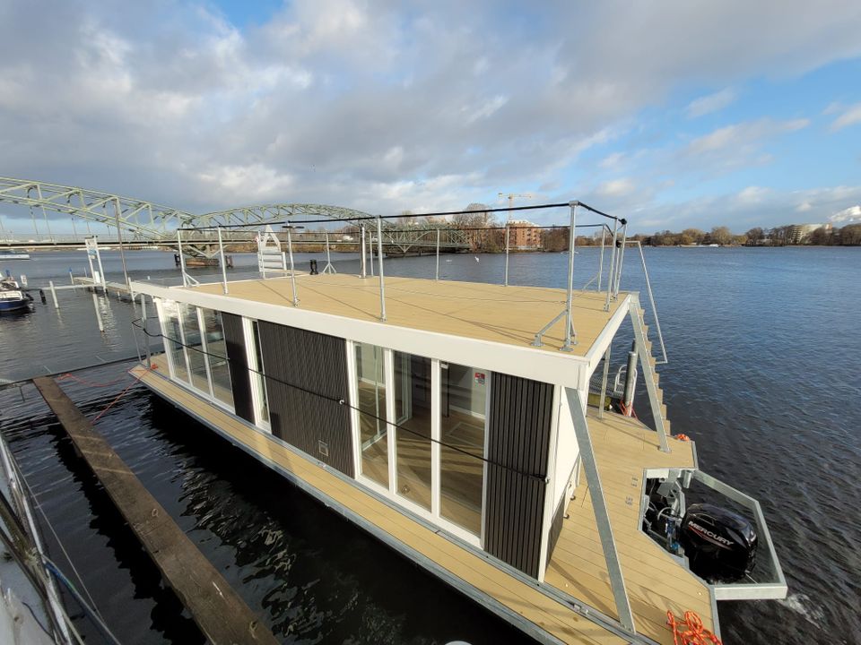 5.5. Besichtigung! Hausboot mit Sauna 12m - 28qm Wohnraum in Oranienburg