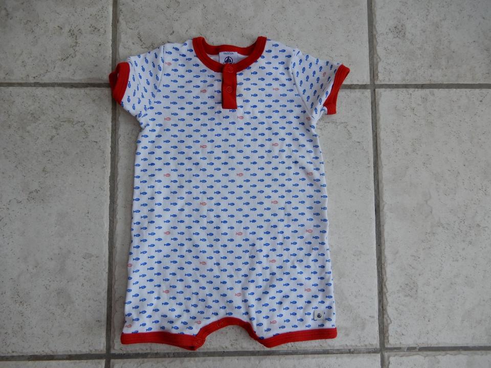 NEUw Strampler/ Schlafanzug von Petit Bateau Gr. 6m/67cm = Gr. 62 in Sankt Wolfgang