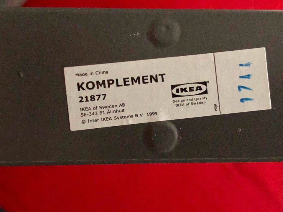 IKEA 2 x Komplement Hosenaufhängung Pax 75 x 58 in Höchberg