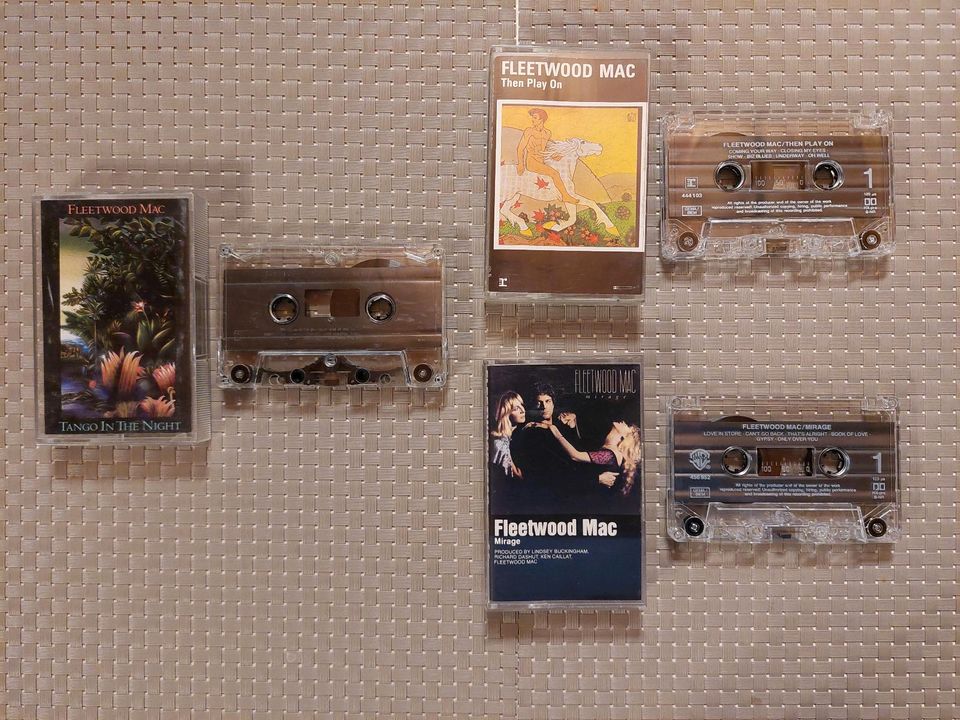 Fleetwood Mac Musikkassetten MC Cassette Tape 3 mal in Saldenburg