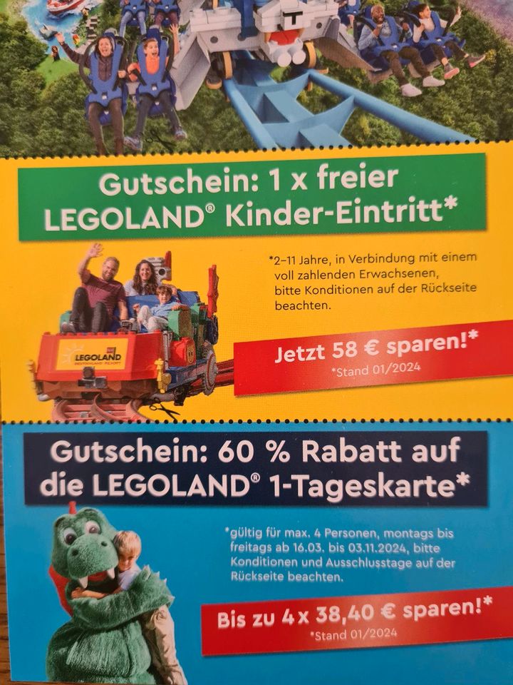 Legoland Günzburg Gutschein / Rabatt 60% in Göppingen