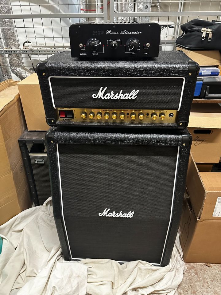 Marshall DSL 20 Head + 212 Cabinet + Power Attenuator in Berlin