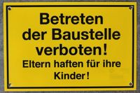 Verbotsschild "Betreten der Baustelle..." Baden-Württemberg - Bad Waldsee Vorschau
