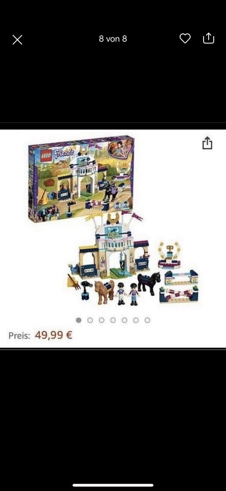 Lego Friends Set Reitturnier Pferde Anhänger Hamster … in Metelen