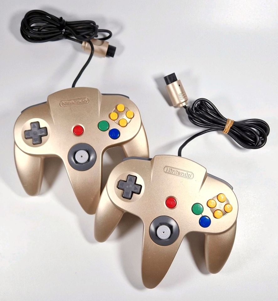 Original Nintendo 64 Konsole Gold Special Edition NTSC-J in Frankfurt am Main