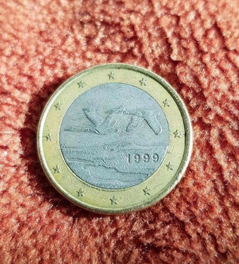 Fehlprägung 1 Euro 1999 Finnland Suomi in Leipzig