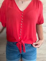 Rotes T-Shirt von Bodyflirt, Größe 36 Bayern - Weißenburg in Bayern Vorschau