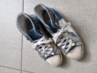 Jeans-Sneaker mit silber Baden-Württemberg - Neudenau  Vorschau