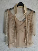 Damentop (Seide) von Vero Moda mit Spitzenbolero Gr. M Bayern - Gersthofen Vorschau