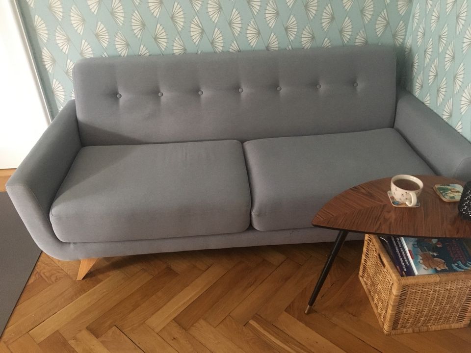 Sofa Nova hellgrau 200 cm breit Avandeo Design in München