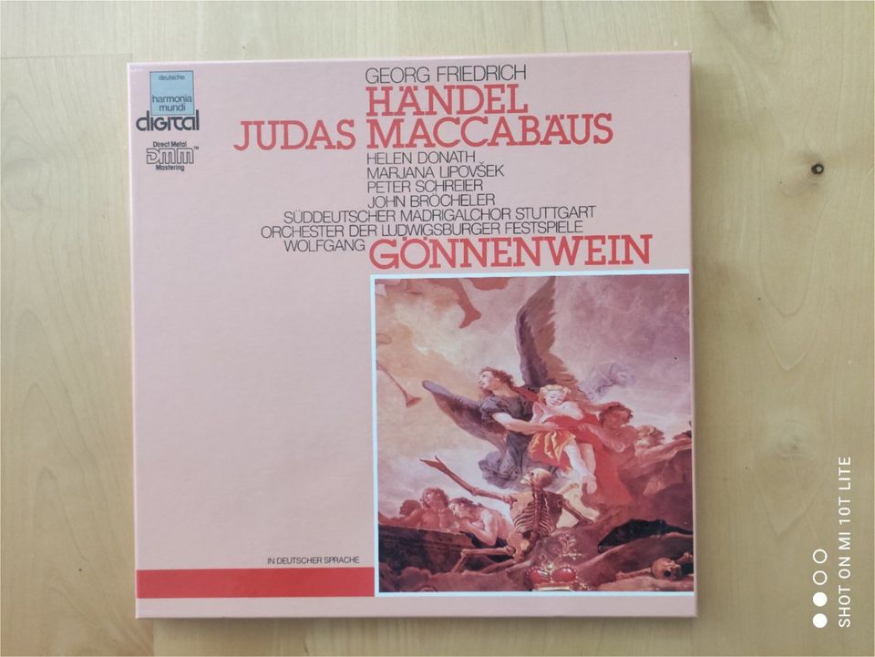 Vinyl Klassik Haendel / Judas Maccabäus in Sankt Goarshausen 