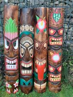 Tiki Maske 100cm Wandmaske Holzmaske Tribal Maske Hawaii Tiki Bar Nordrhein-Westfalen - Kalkar Vorschau