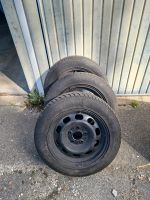 3x BMW F30 F31 205/60 R16 Winterräder Stahlfelgen Goodyear Bayern - Schwabach Vorschau