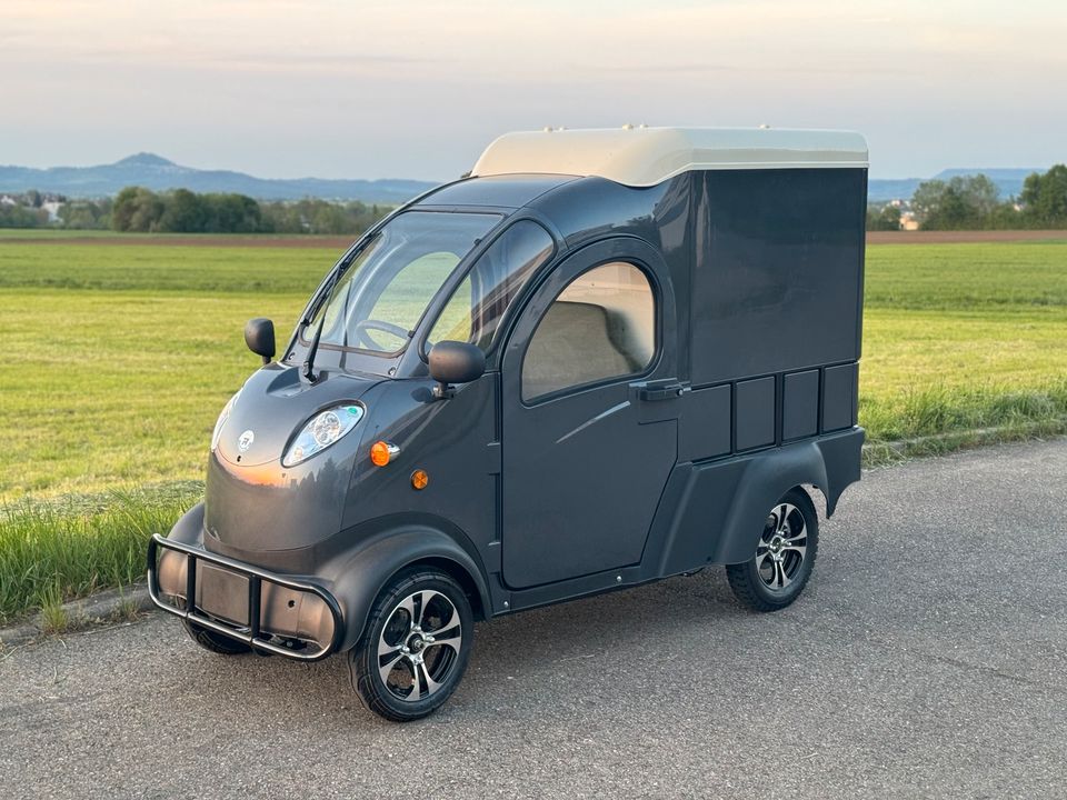 Kabinenroller Elektro E-MAX ,Elektroauto Miniauto 45 km/h Kastenwagen in Dürnau