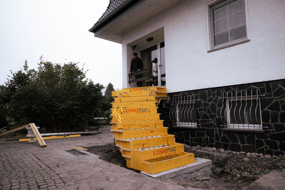 Betontreppen-Schalung für runde Treppen und andere Freiformen in Bienenbüttel