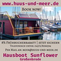 Hausboot Kaddi`s Sunflower Großenbrode Huus & Meer The red Pearl! Kreis Ostholstein - Großenbrode Vorschau
