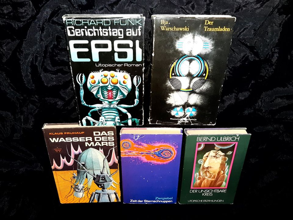 OSTALGIE SCIENCE FICTION Utopie DDR SciFi Romane Bücher Set Paket in Altlandsberg