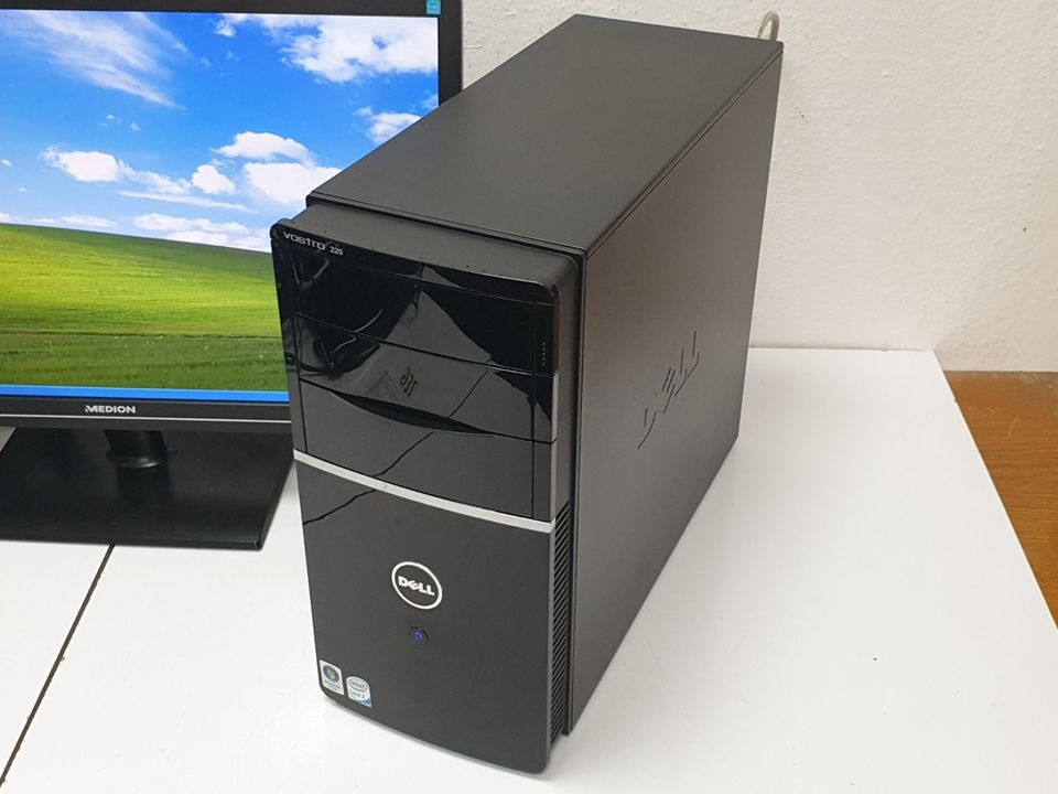 DELL VOSTRO 220 Windows XP PC Core 2x2,8GHz 640GB 4GB RAM HD3400 in Fellbach