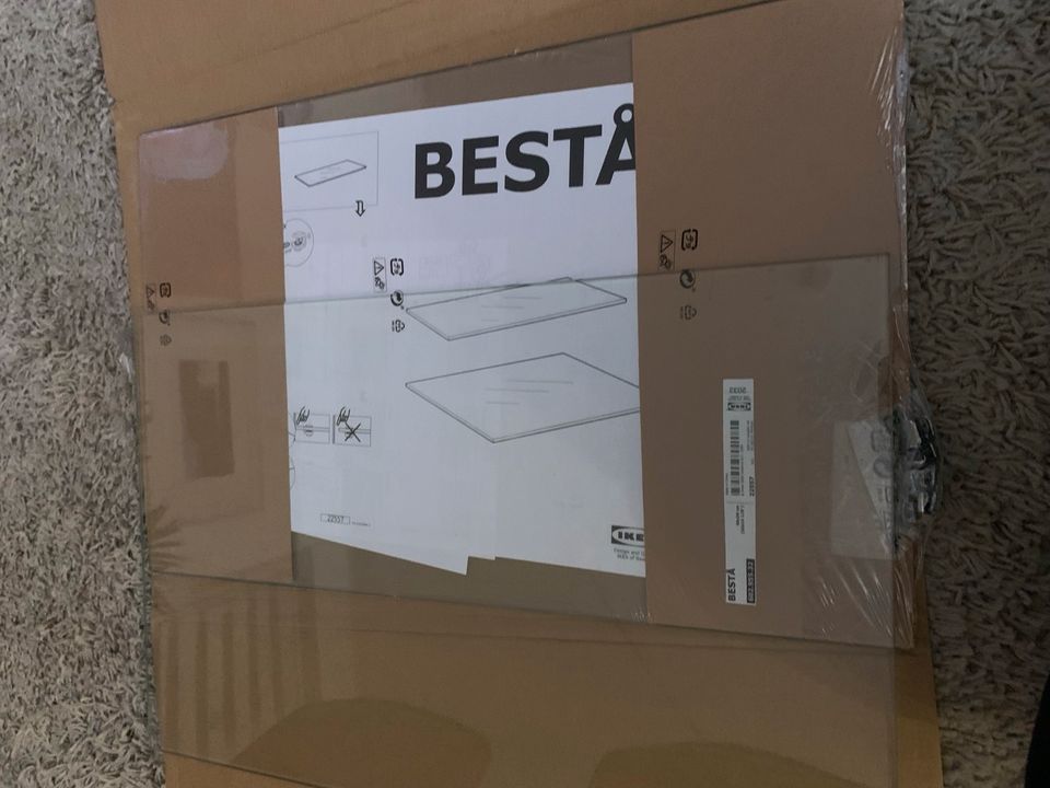 Besta Glaseinlegeboden 56x36cm 2 Stück in Darmstadt