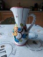 Krug Vase gedrehter Griff florales Muster Hessen - Aßlar Vorschau