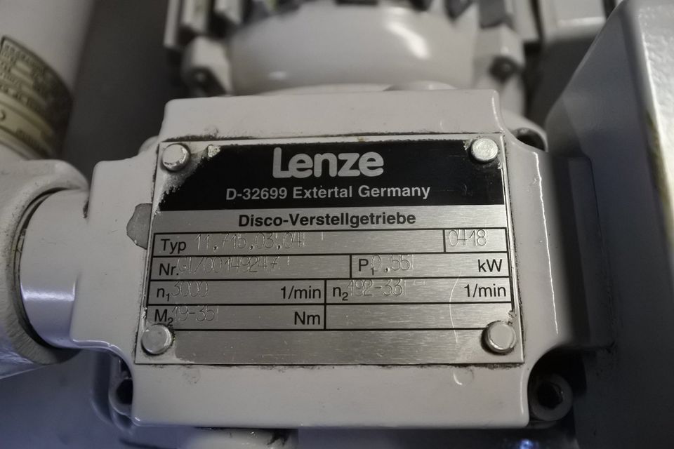 Lenze Getriebemotor 0,55kw m. Disco Verstellgetriebe in Ratekau
