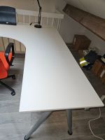 Eck-Schreibtisch weiß + Stuhl Nordrhein-Westfalen - Nettetal Vorschau