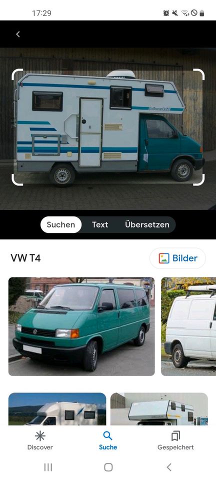 Suche für  vw t4 pritsche wohnkabine in Hümmel