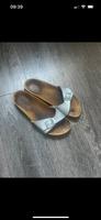 Birkenstock Madrid Silber Nordrhein-Westfalen - Leverkusen Vorschau