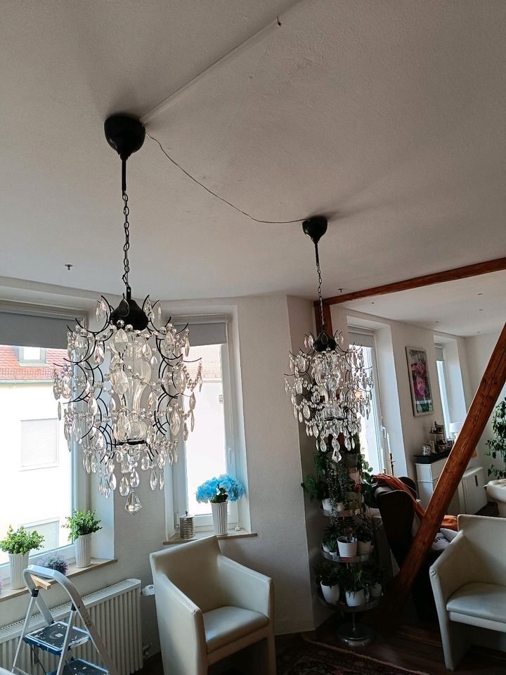 2 x IKEA Örtofta Kronleuchter / Kristalllampen Deckenlampe in Dillingen (Donau)