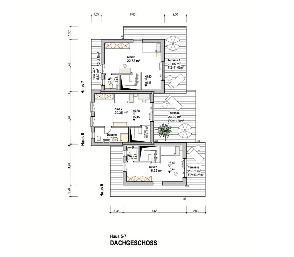 Reihenmittelhaus Nr.6 | Schlüsselfertig - Zentral in Königsbrunn in Königsbrunn