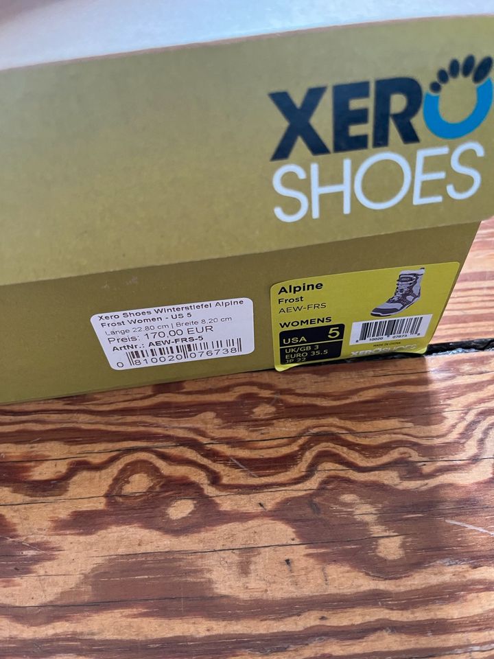 NEU: Xero Shoes - Winterstiefel Alpine, Barfußschuhe Gr. 35,5 in Hamburg