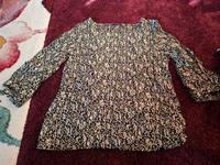 Opus Bluse Gr. 40 schwarz mit Blümchen Bayern - Coburg Vorschau