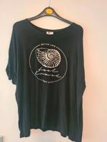 T-Shirt schwarz mit Silberprit,Gr.XL Bielefeld - Schildesche Vorschau