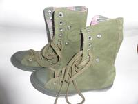Converse All Star Wildleder Schnürstiefel Grün 36,5 neuwertig Rheinland-Pfalz - Dreifelden Vorschau