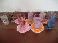 5gehäkelte Glasuntersetzer Blumen rosa orange 9 Kindertrinkgläser Bayern - Großmehring Vorschau