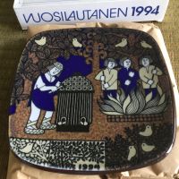 Arabia Finland,Jahresteller 1994,Wandteller,Teller,Porzellan,OVP Nordrhein-Westfalen - Mettmann Vorschau