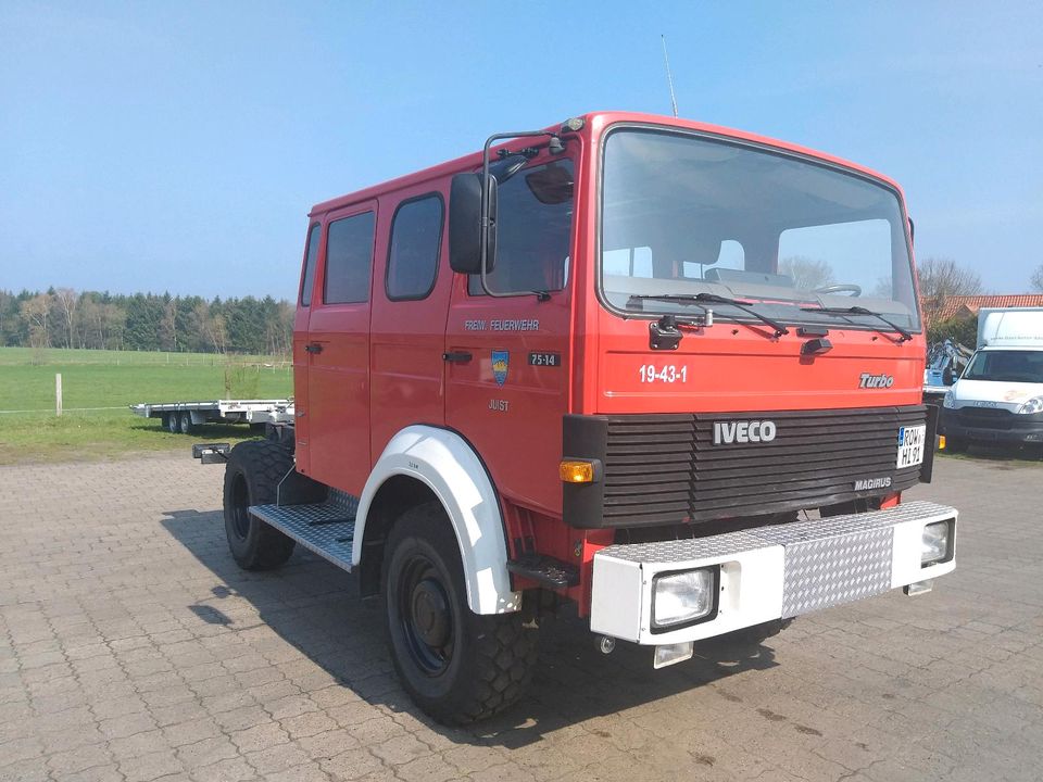 Iveco 75-14 Allrad 4x4 Einzelbereift Fernreisemobil in Hemslingen