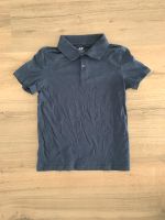 Original H&M Basic Jungen Poloshirt kurzarm blau Gr 134/140 Frankfurt am Main - Eschersheim Vorschau