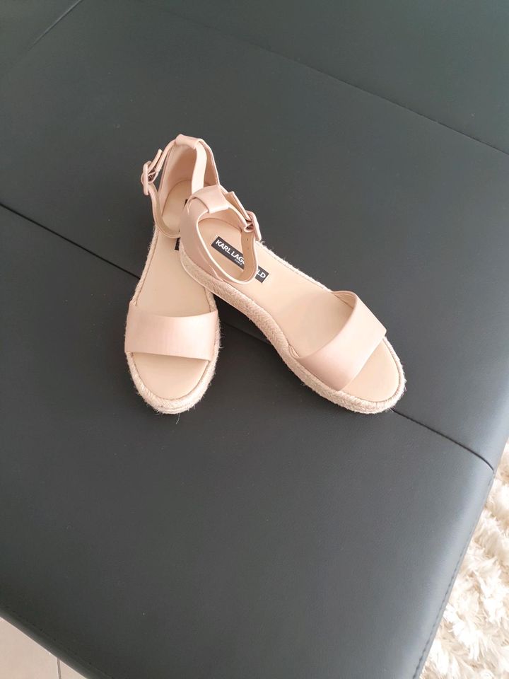 Sandalen Karl Lagerfeld gr 39 beige in Wuppertal