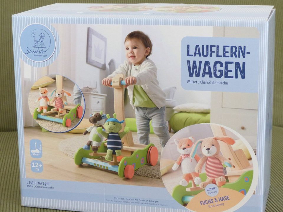 Lauflernwagen - Holzwagen - Spielzeug neuwertig in Rosdorf