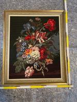 Gobbelin Stickbild mit Blumenmotiv Niedersachsen - Rastede Vorschau